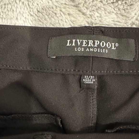 Liverpool Black Straight Leg Women's Pants - Picture 3 of 10